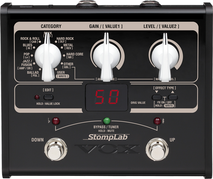 （ブランドロゴ）の人気ランキング STOMPLAB VOX EFEITOS DE PEDALEIRA 1G BRASIL AMPS VOX - ギター